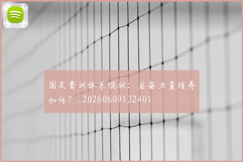 国足青训体系现状：后备力量培养如何？_20260609132401